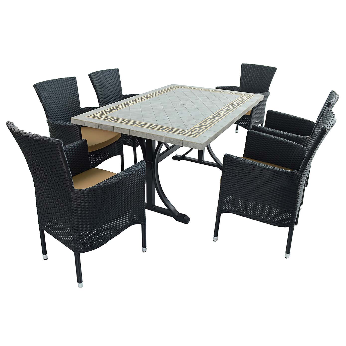 Byron Manor Burlington 6 Seat Dining Set