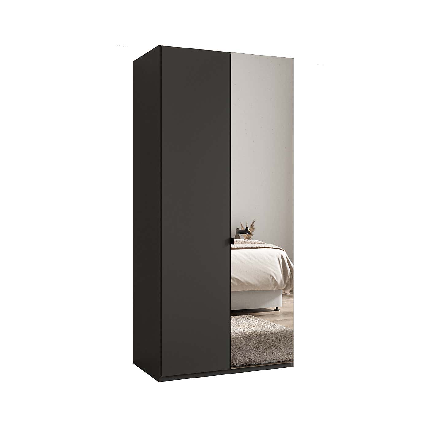 Wiemann Kahla 2 Door Mirrored Wardrobe
