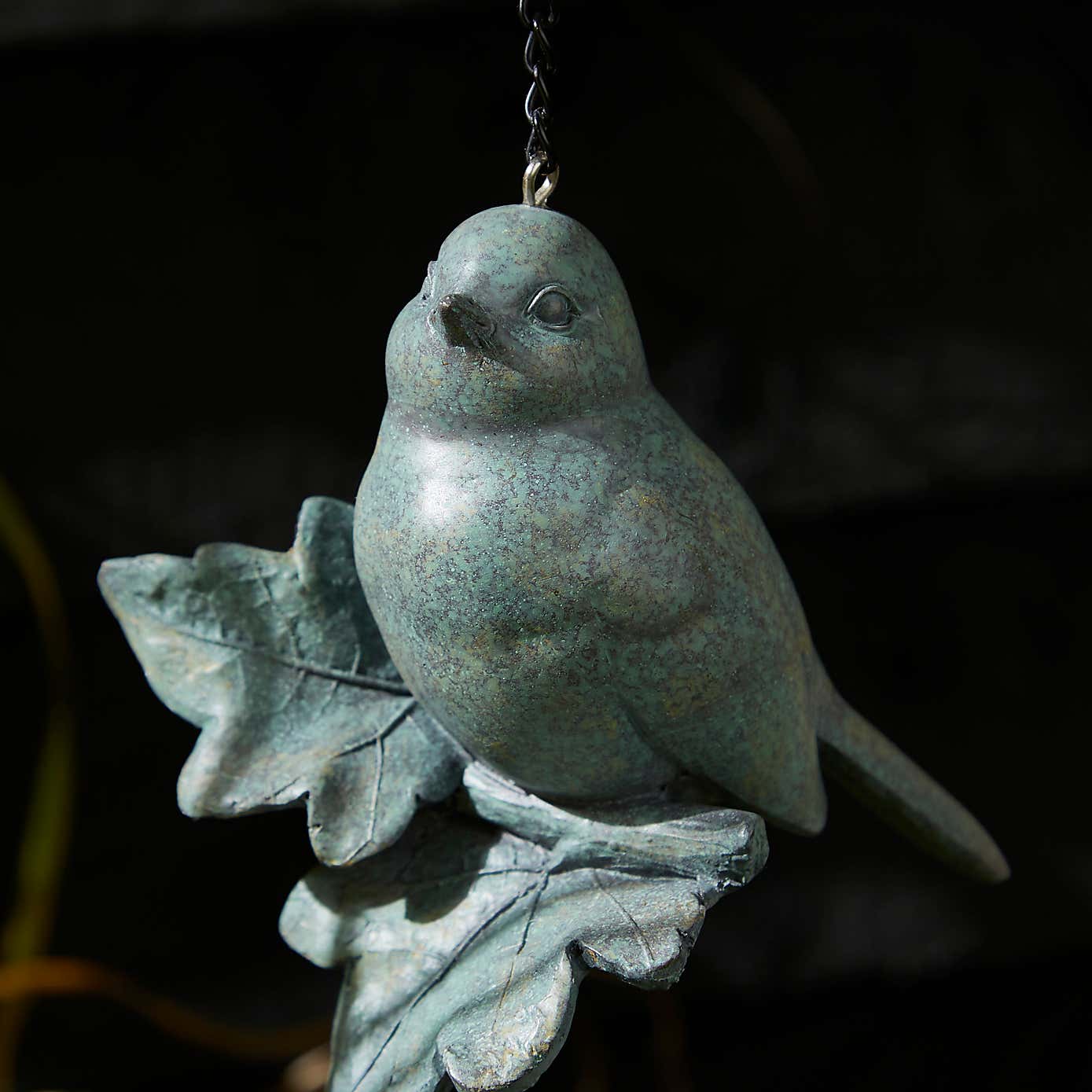 Bronze Resin Hanging Bird Ornament