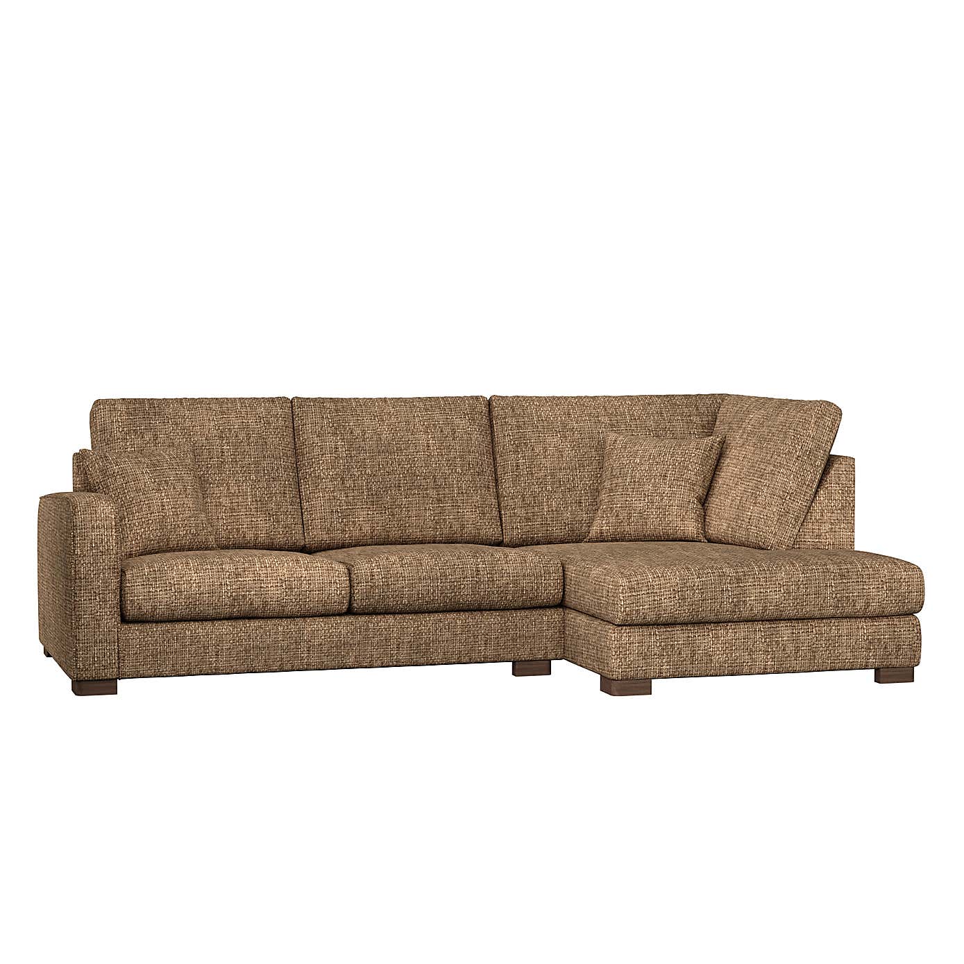 Carson Chunky Chenille Right Hand Corner Sofa