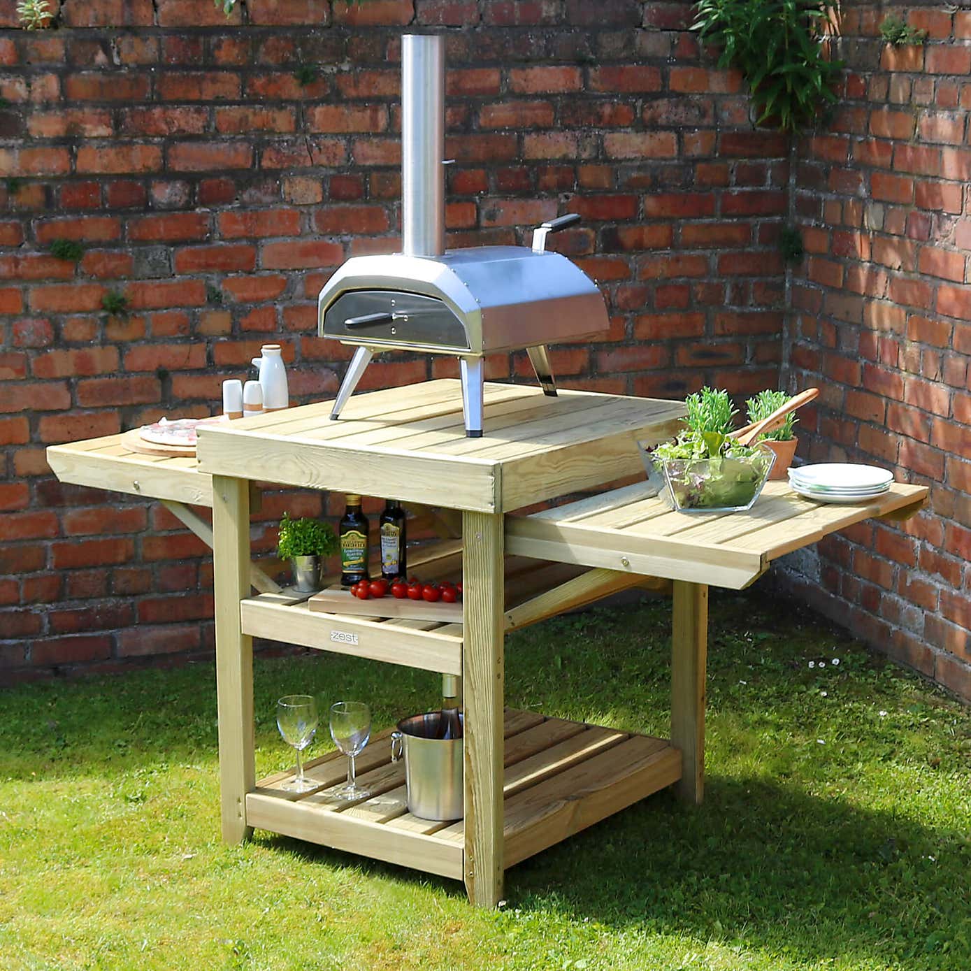 Garden Pizza Oven Table