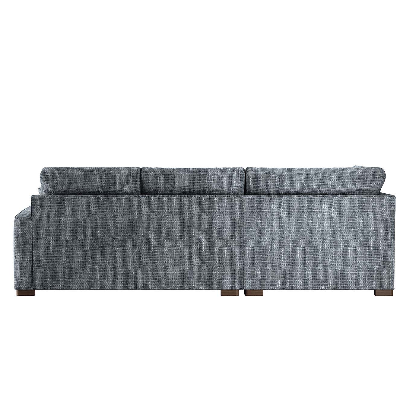 Carson Chunky Chenille Right Hand Corner Sofa