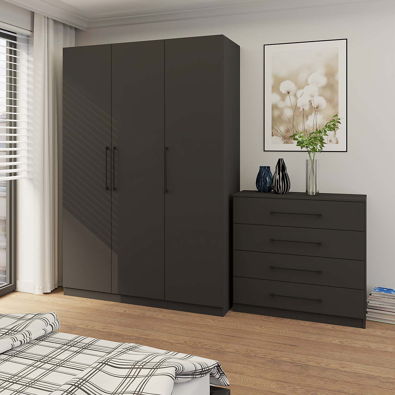 Foster Triple Wardrobe