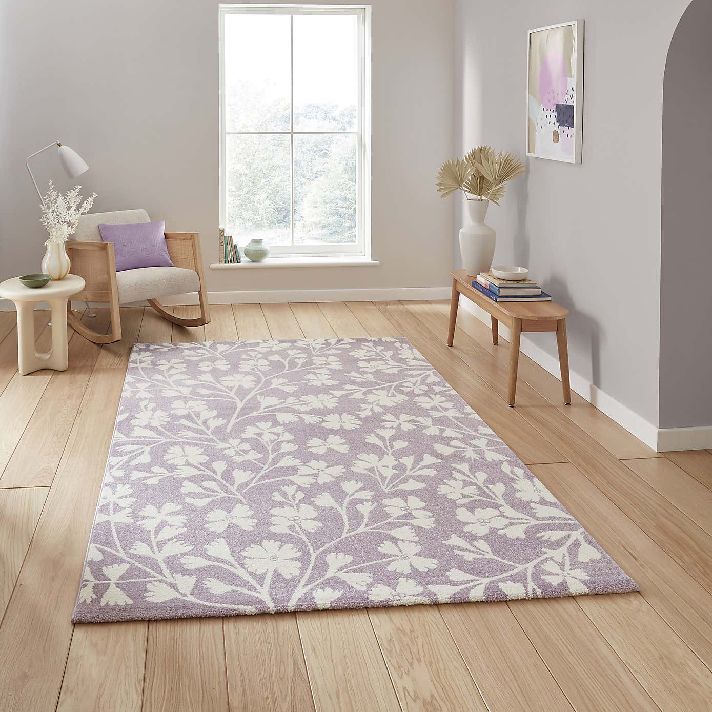 Catherine Lansfield Grace Floral Rug