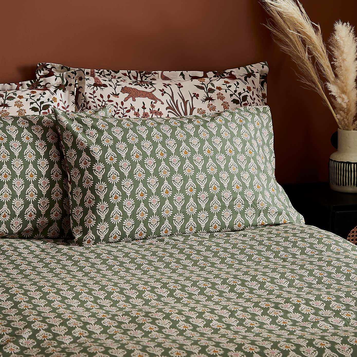 Forest Animals 100% Cotton Duvet Cover and Pillowcase Set