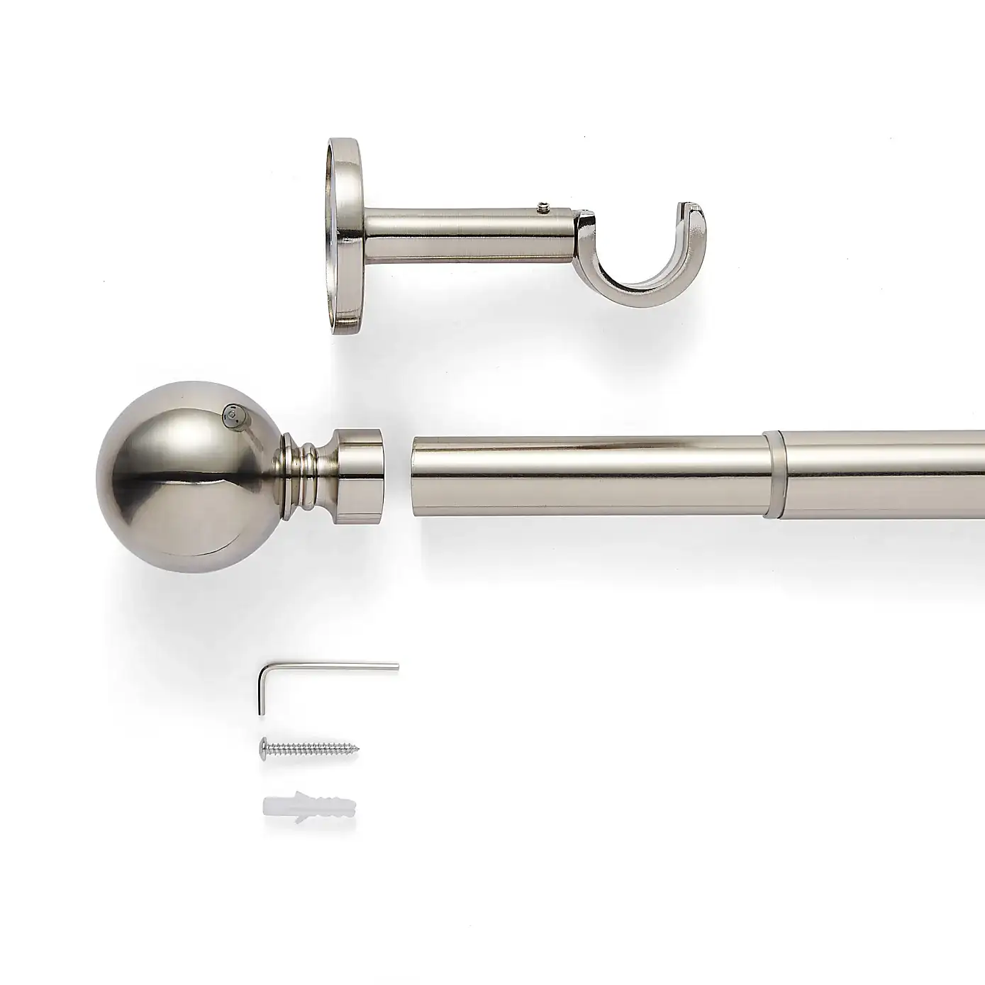 Ashton Metal Extendable Eyelet Curtain Pole
