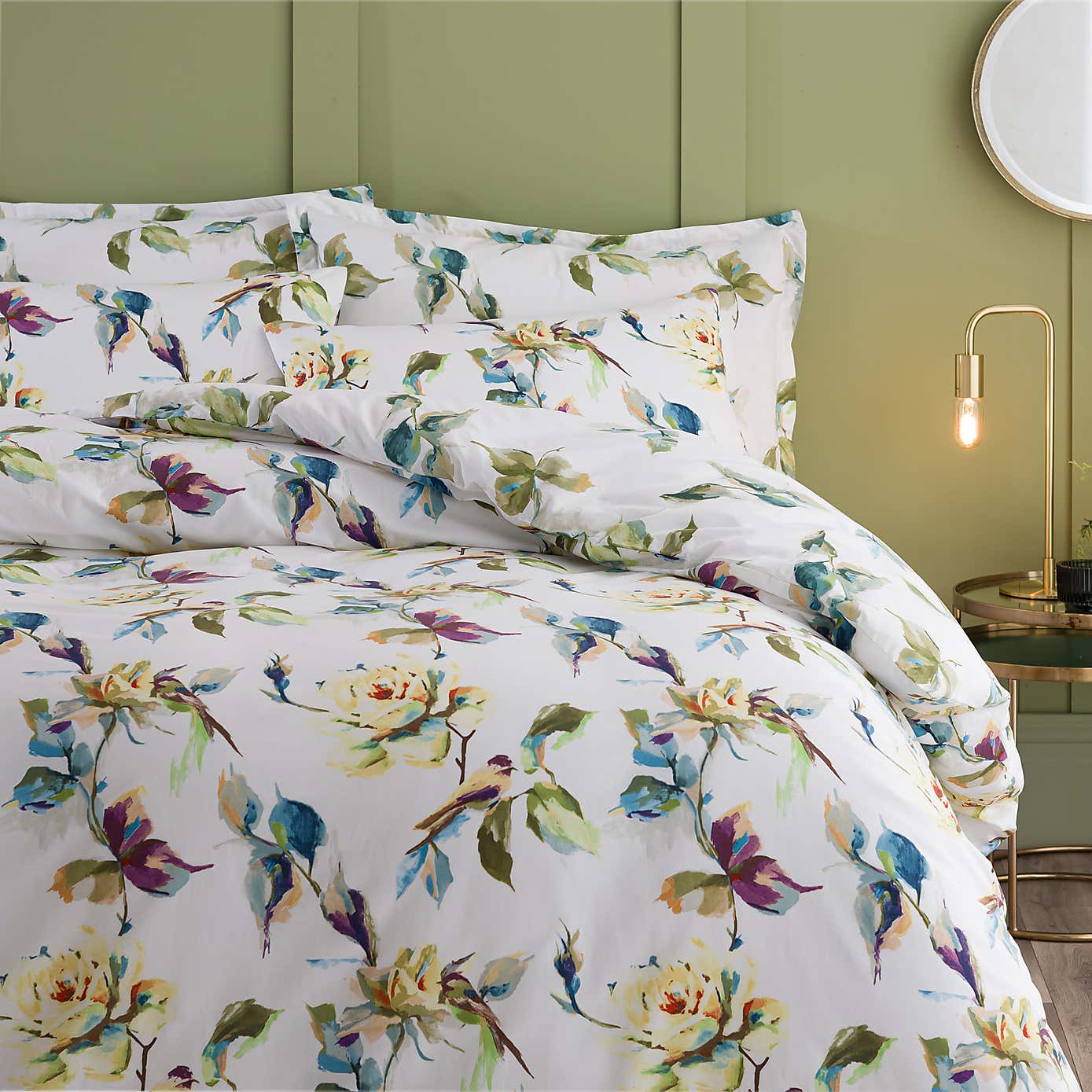 Rose Gardens Duvet Cover & Pillowcase Set