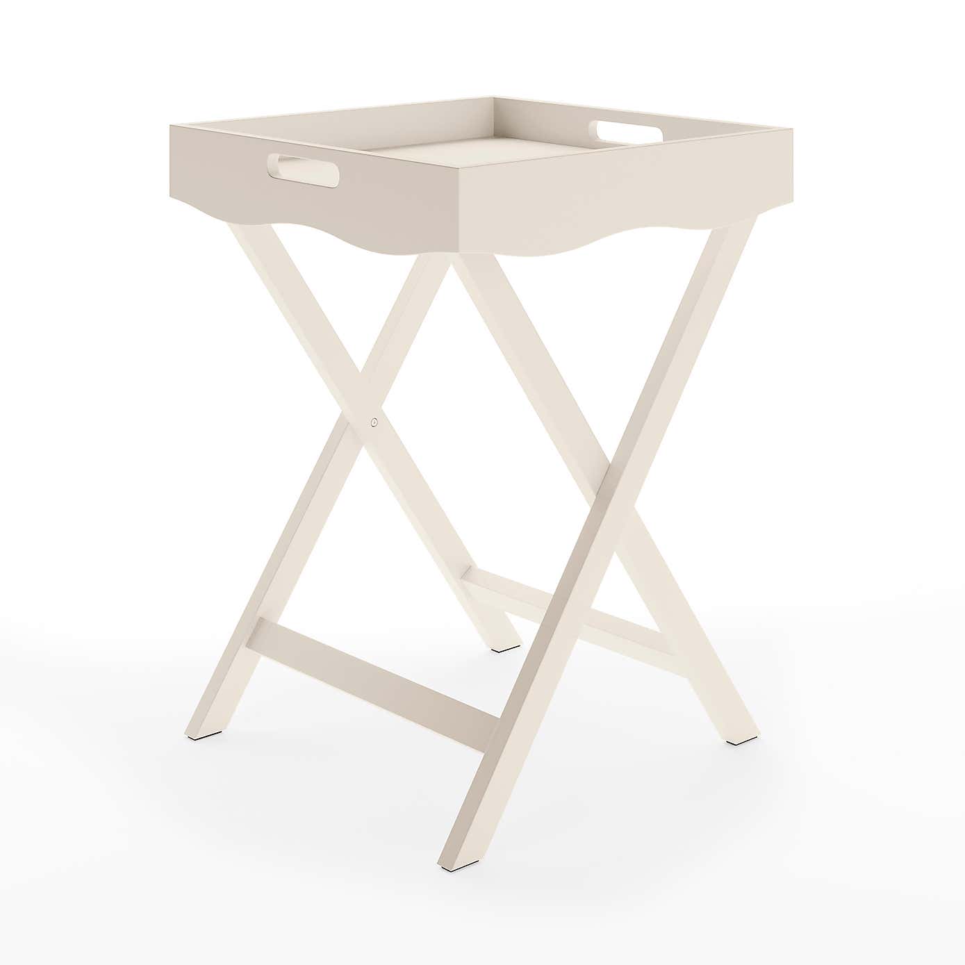 Flossie Scallop Tray Table