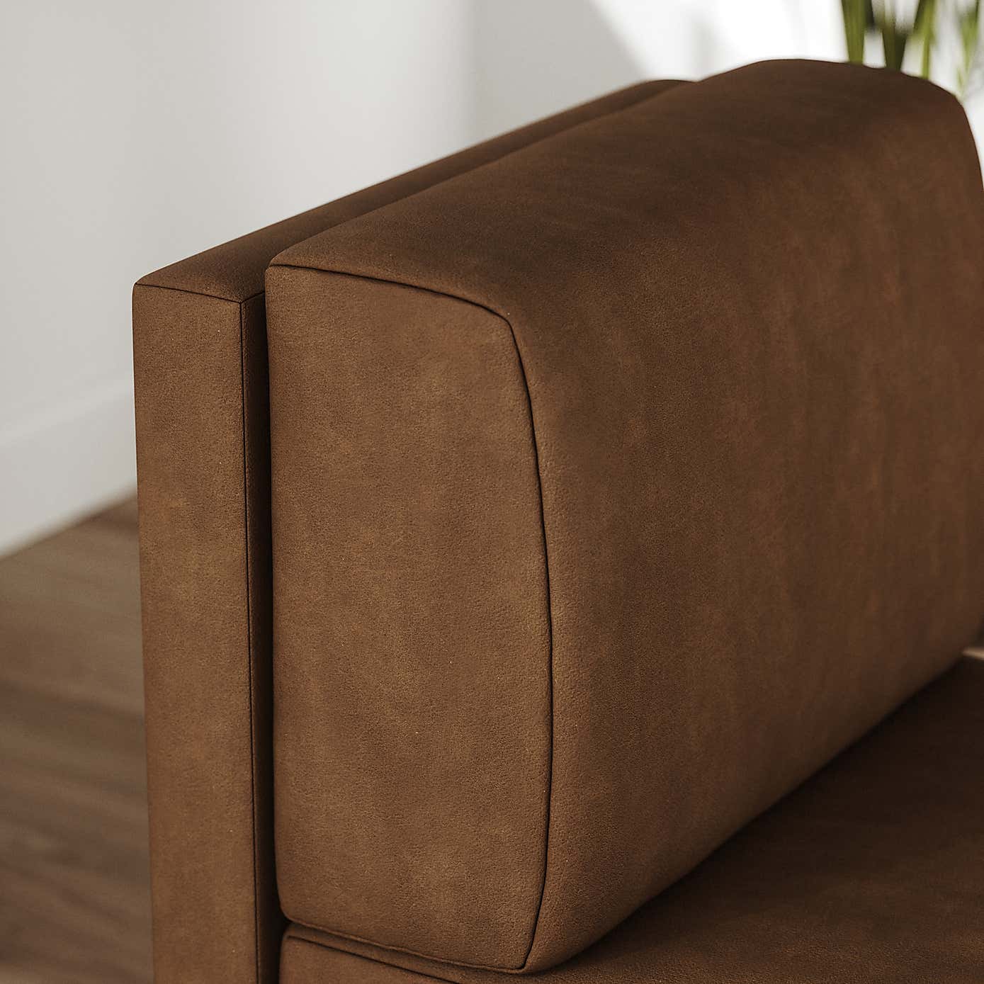 Mae Small Dining Bench, Faux Leather