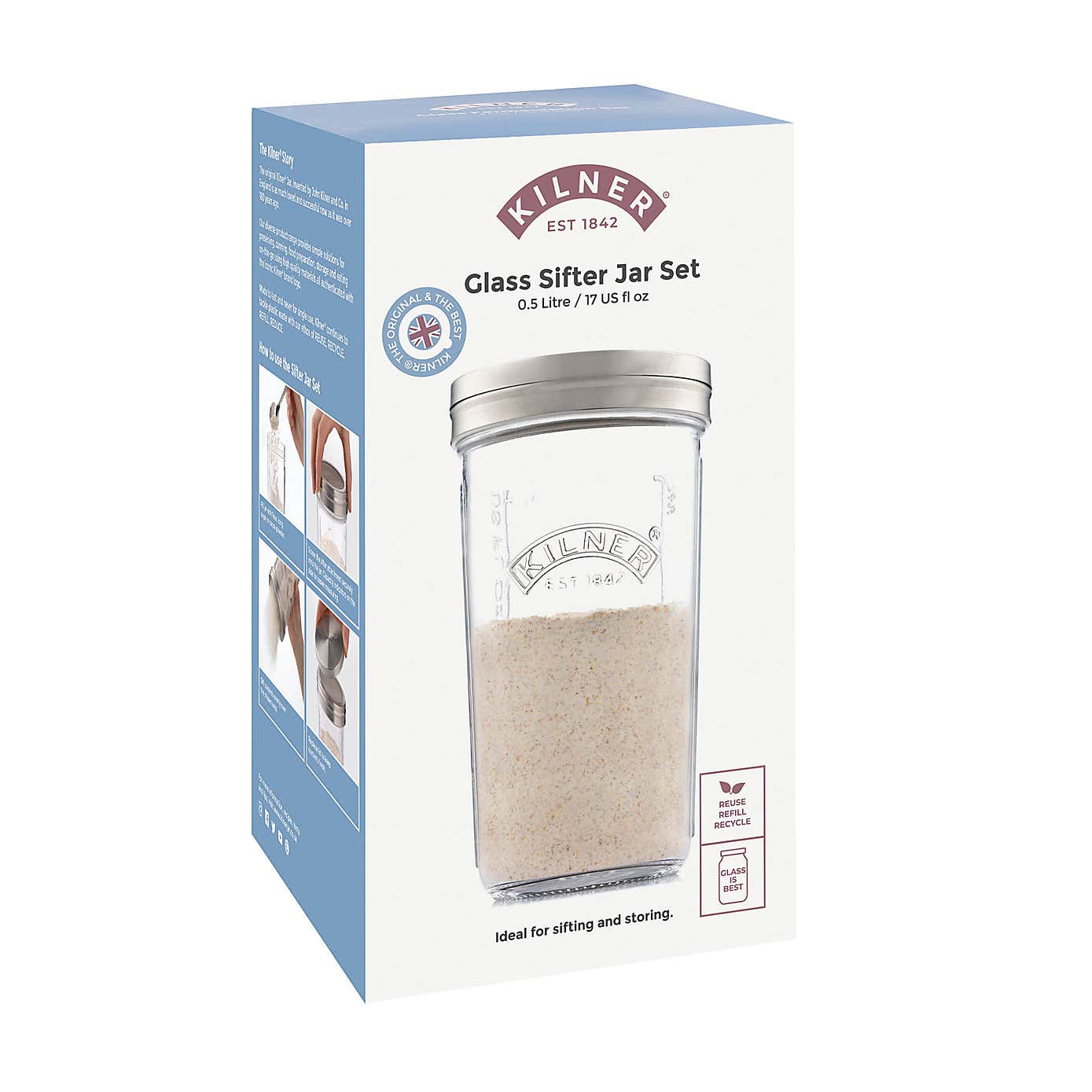 Kilner Sifter Jar Set