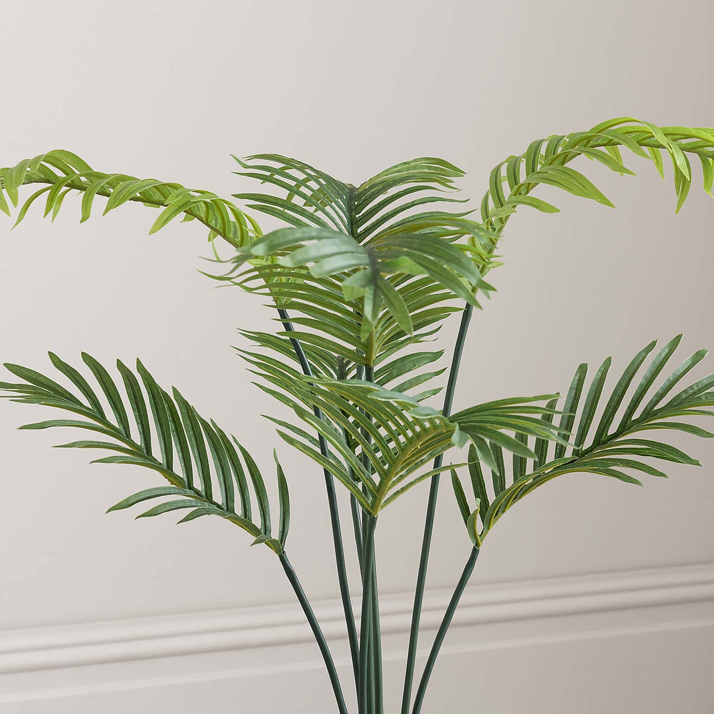 Artificial Areca Palm in Black Plant Pot
