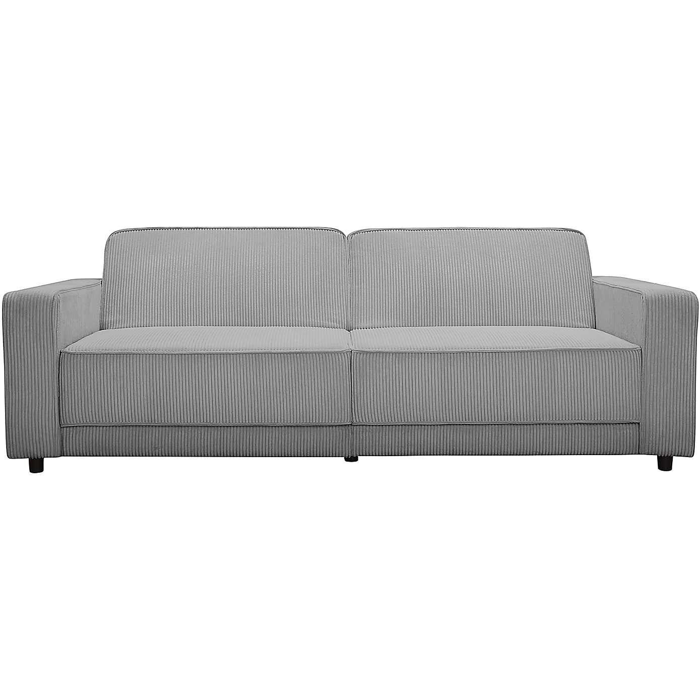 Allie Corduroy 3 Seater Sofa Bed