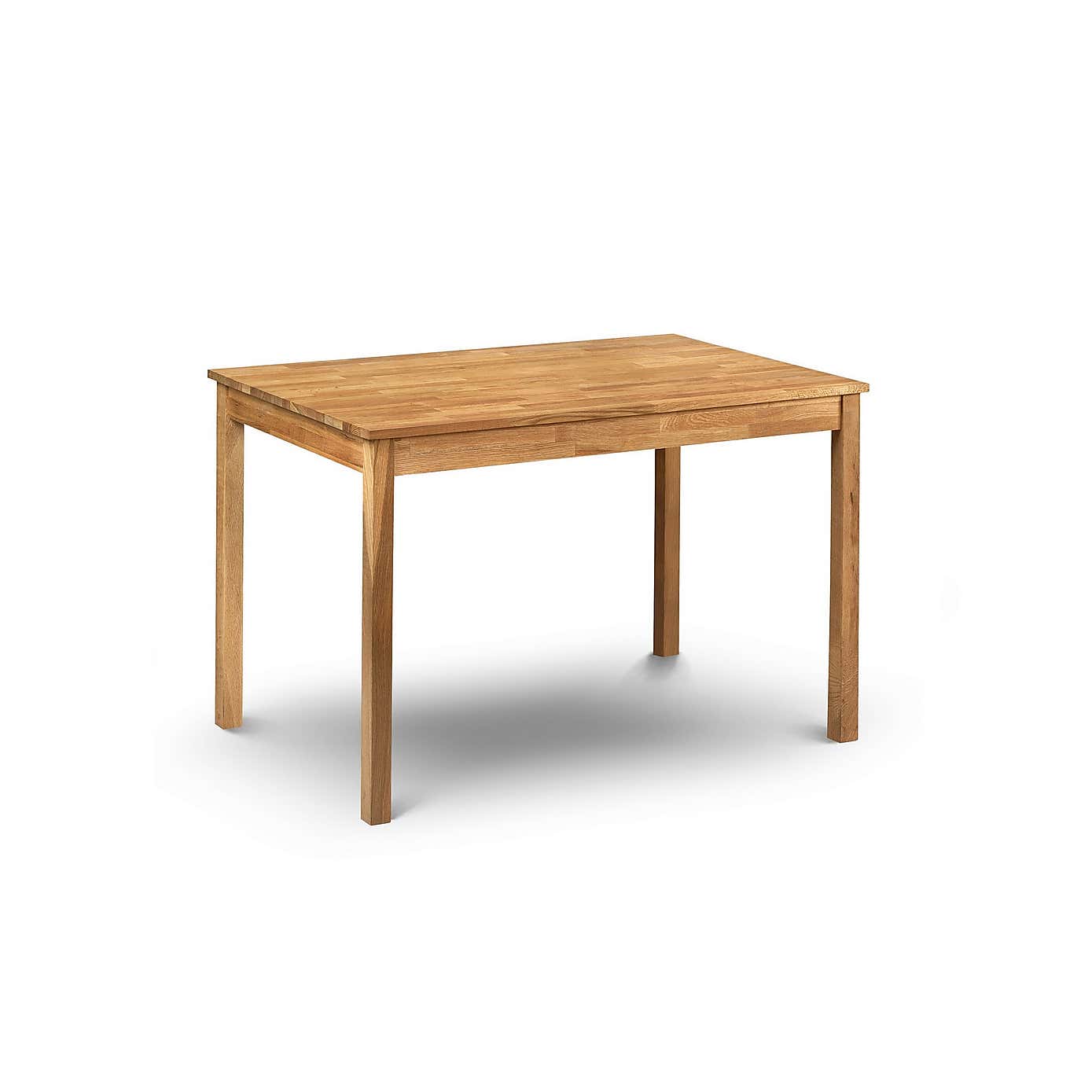 Coxmoor Rectangular Dining Table with 2 Dining Benches Ivory with Oak