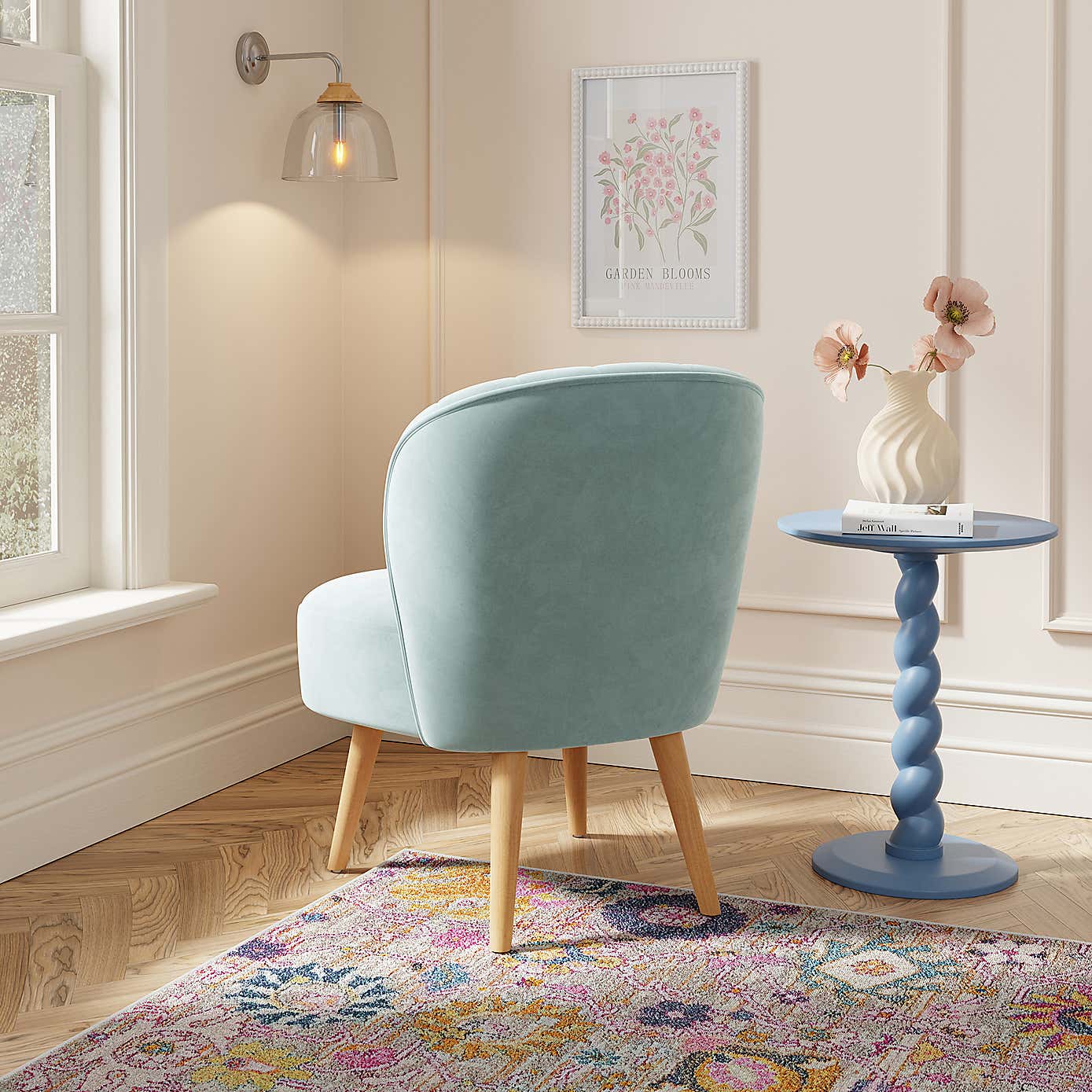 Colette Velvet Accent Chair