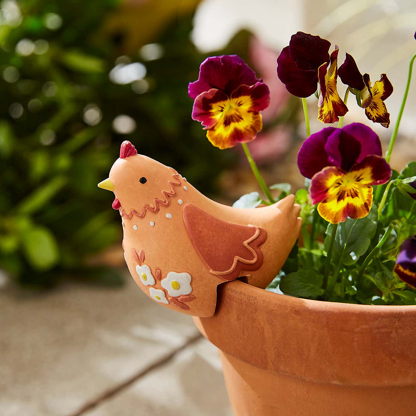 Chicken Resin Pot Hanger