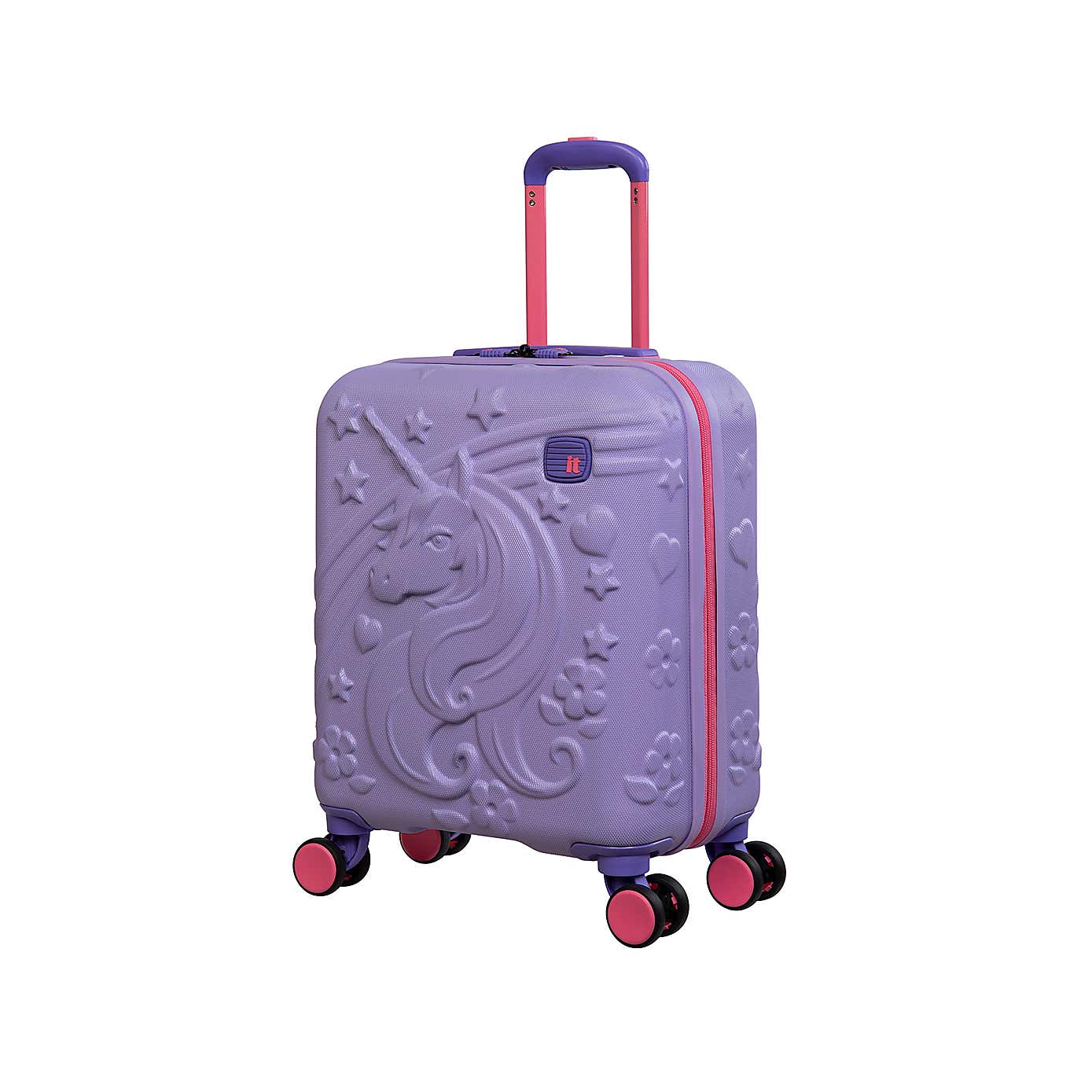 IT Luggage Mystical Hard Shell Kiddies Lavender Underseat Suitcase