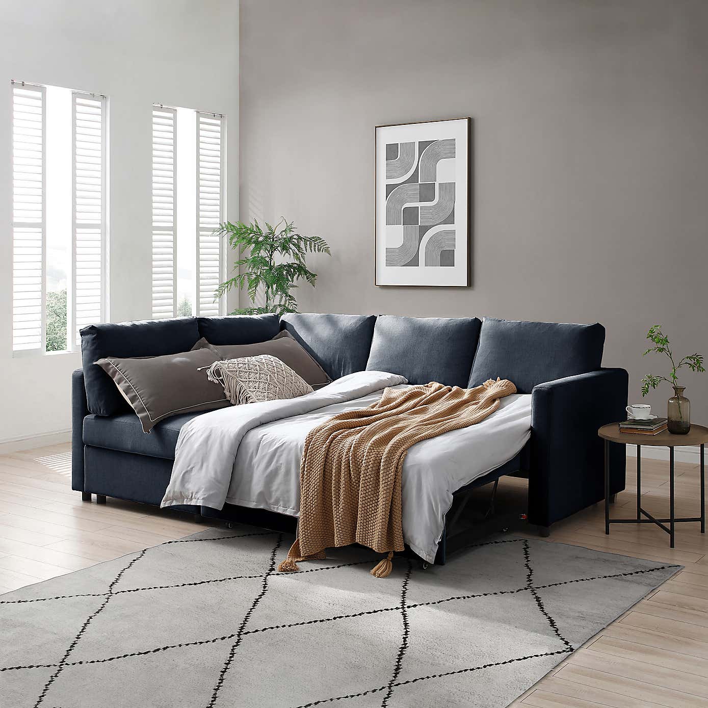 Miller Corner Double Sofa Bed