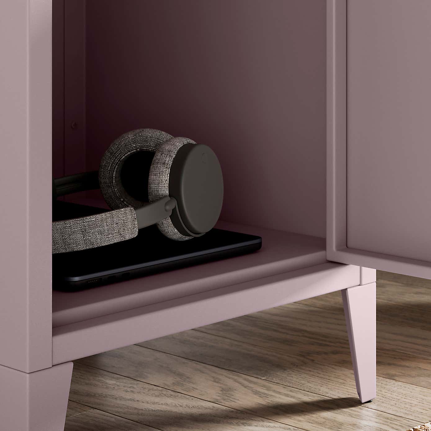 Helga Metal Bedside Table