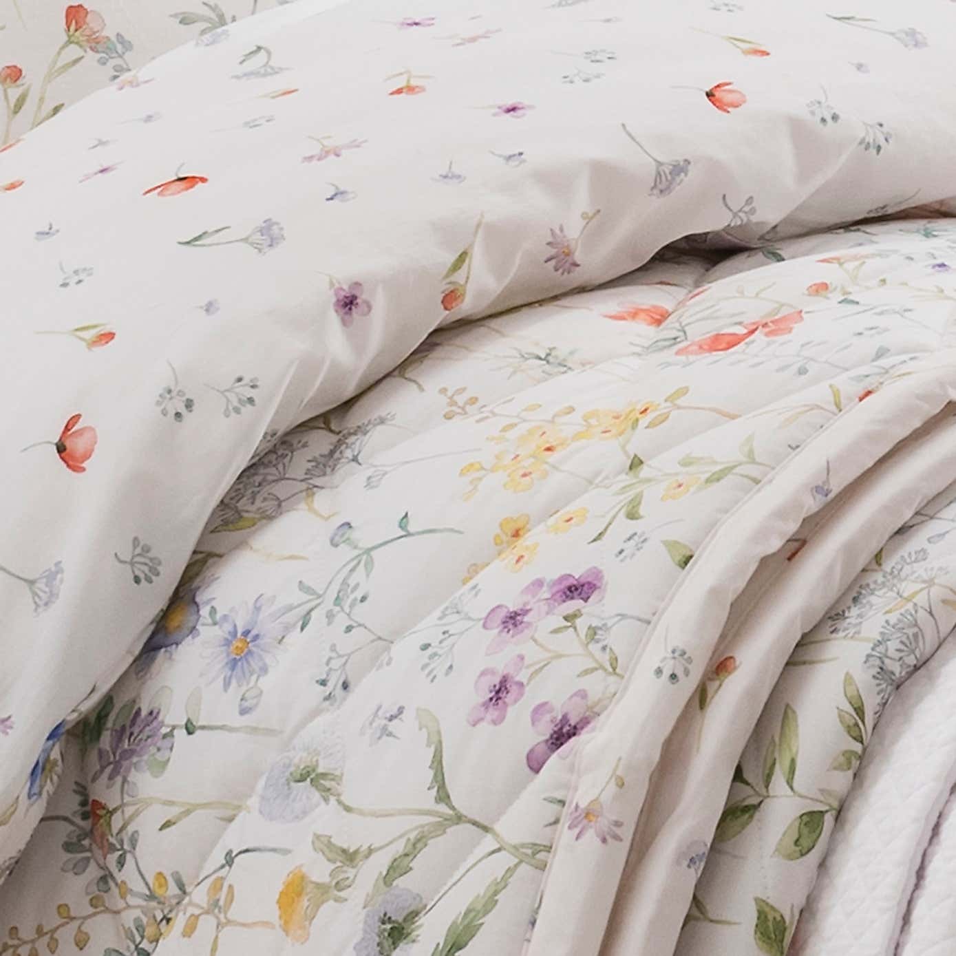 Dorma Wildflower Digitally Printed 100% Cotton Duvet Cover