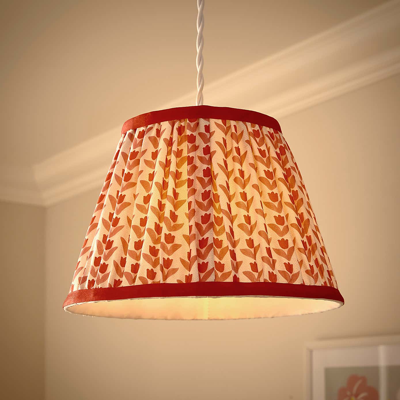 Pride & Joy Red Candle Lamp Shade