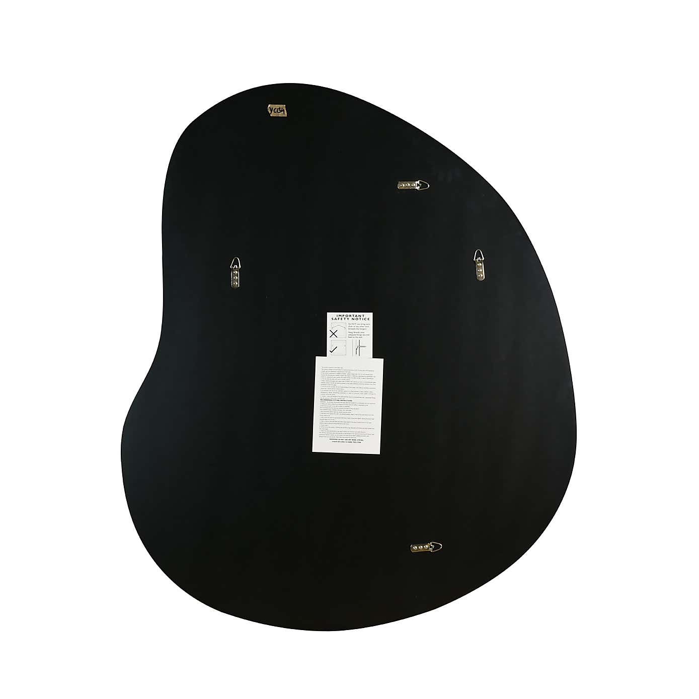 Lapillus Frameless Irregular Pebble Wall Mirror