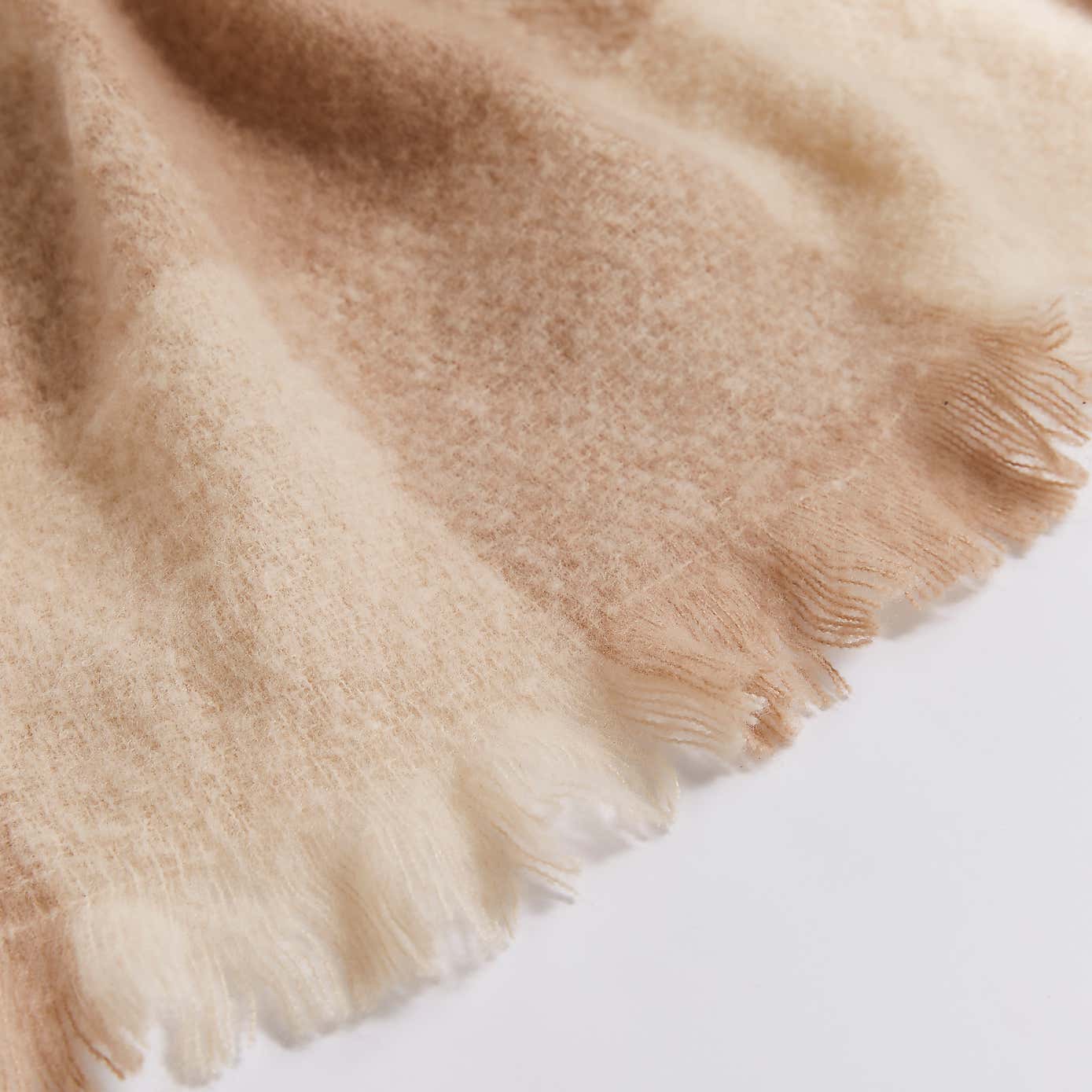 Cabin Check Faux Mohair Throw 235cm x 235cm