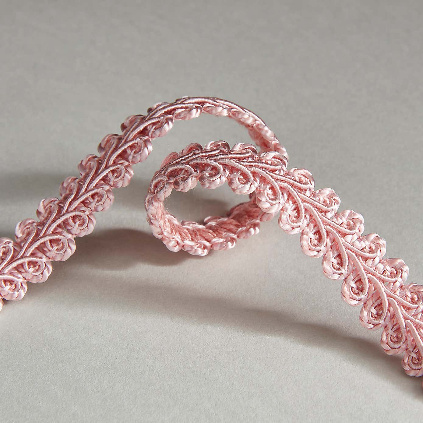 Scroll Braid Blush 1.3cm