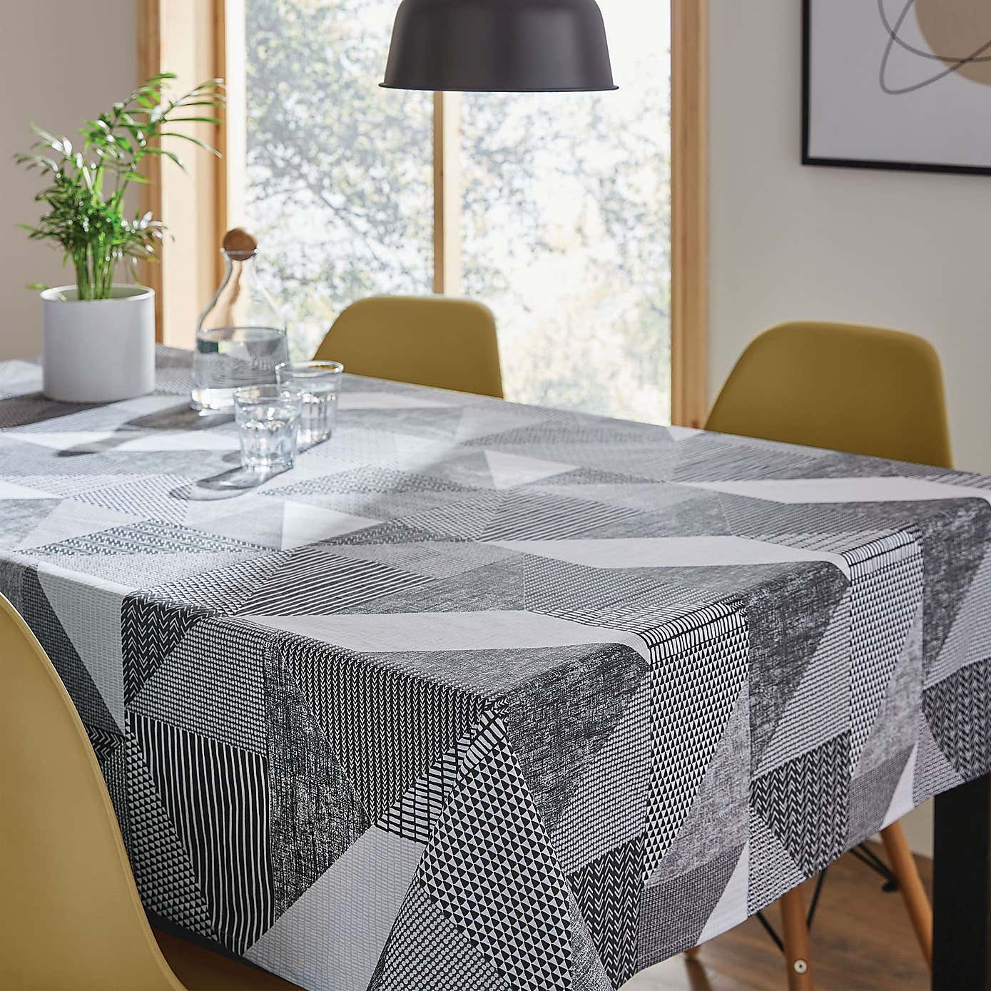 Catherine Lansfield Larsson Geo Tablecloth