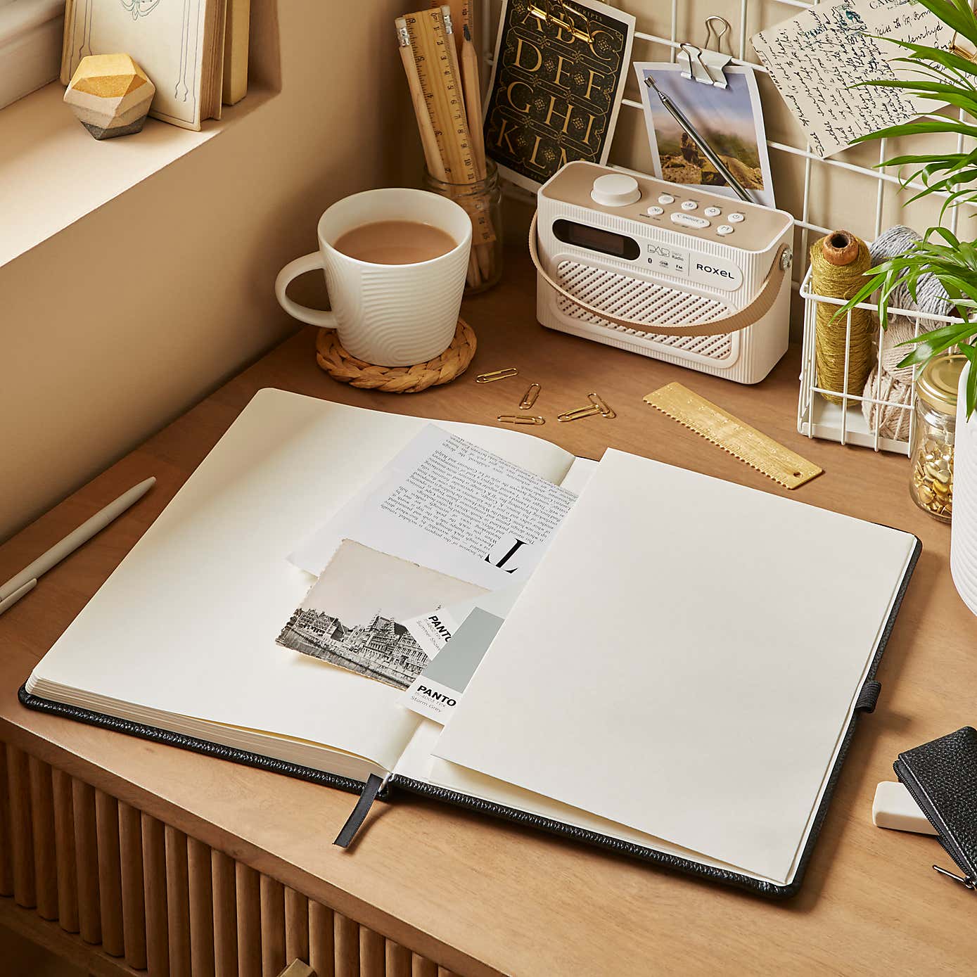 Waters and Noble Premium Faux Leather Notebook