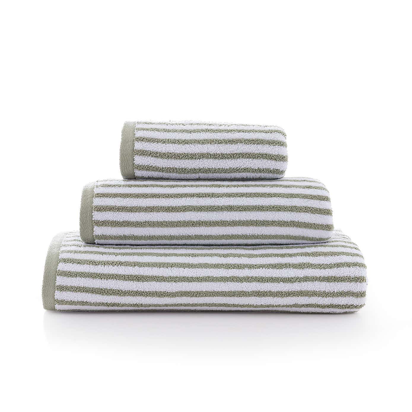 Reversible Striped Cotton Towel