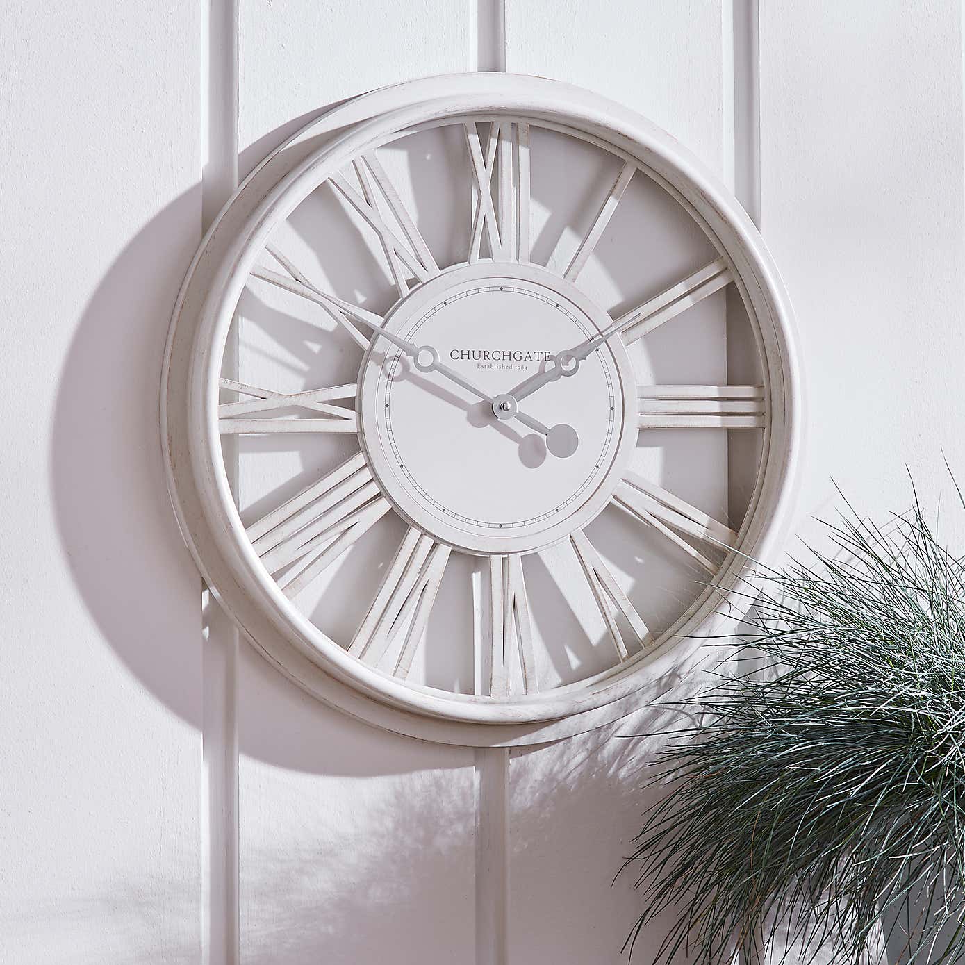 Numeral 51cm Wall Clock Cream