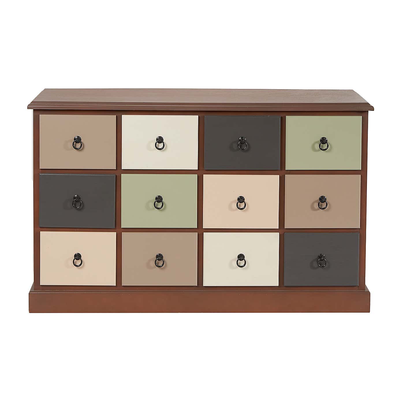 Pacific Loft 12 Drawer Sideboard, Pine