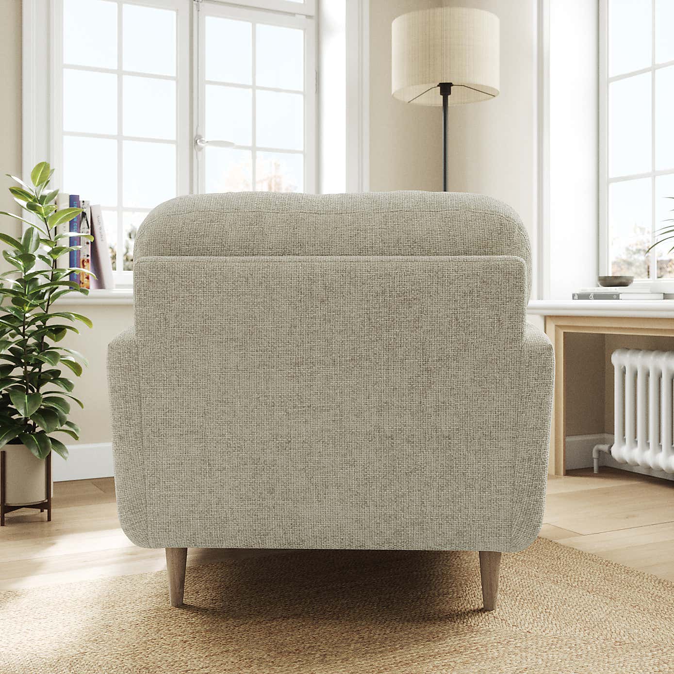 Sven Chunky Chenille Snuggle Chair
