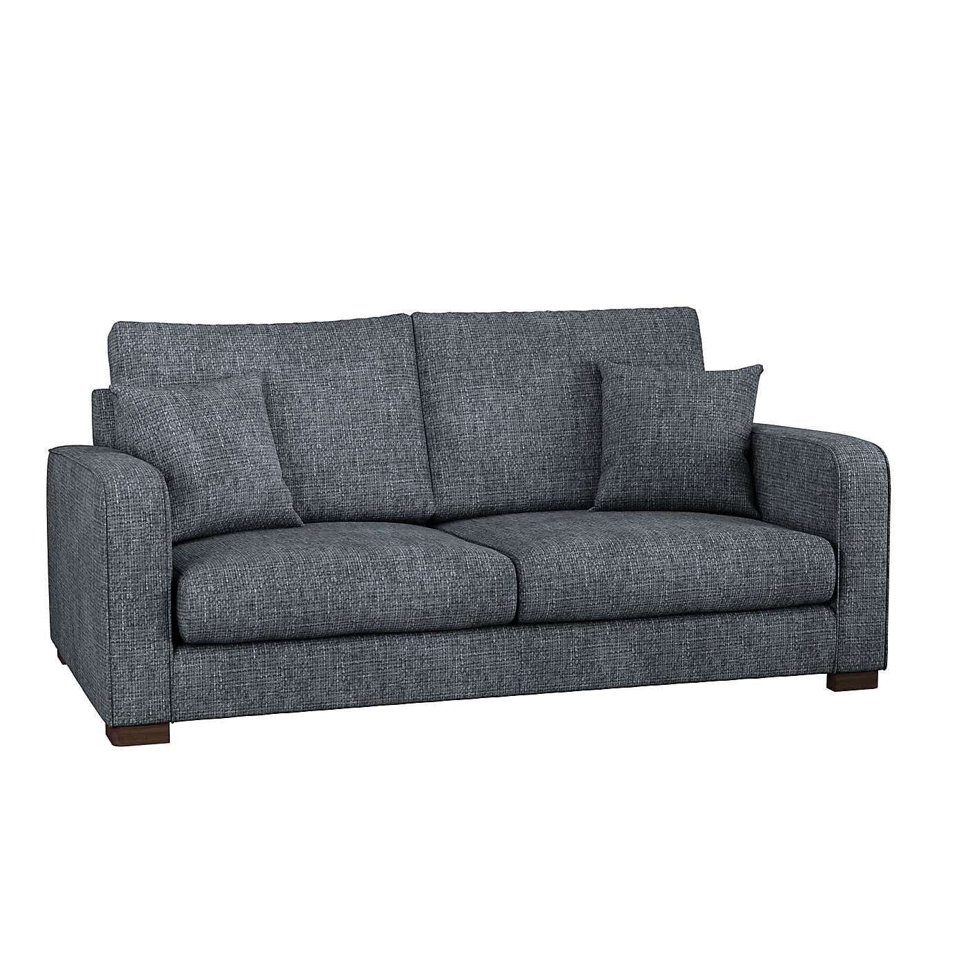 Carson Chunky Chenille 3 Seater Sofa