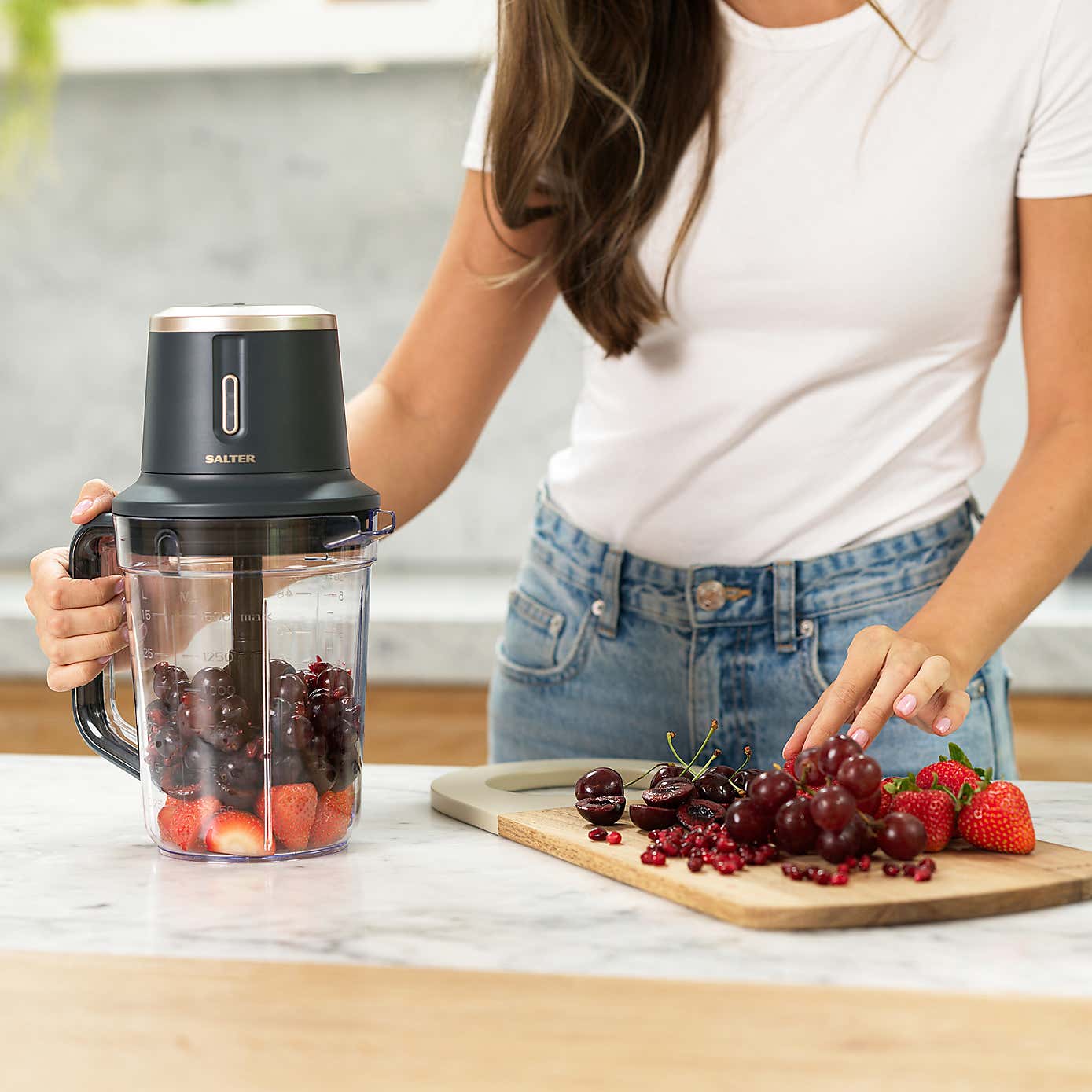 Salter Cordless Jug Blender Grey