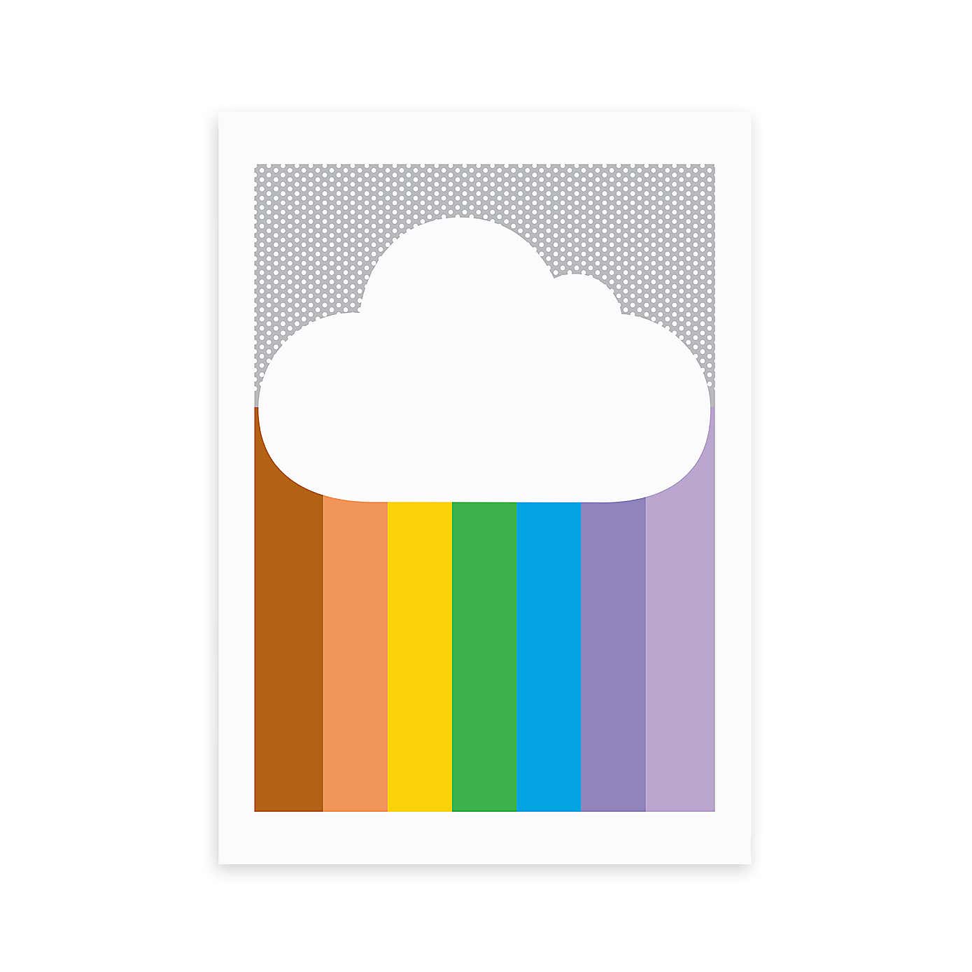 East End Prints Rainbow Cloud Print