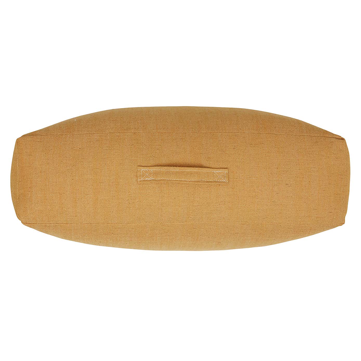 Global Ochre Slub Floor Cushion