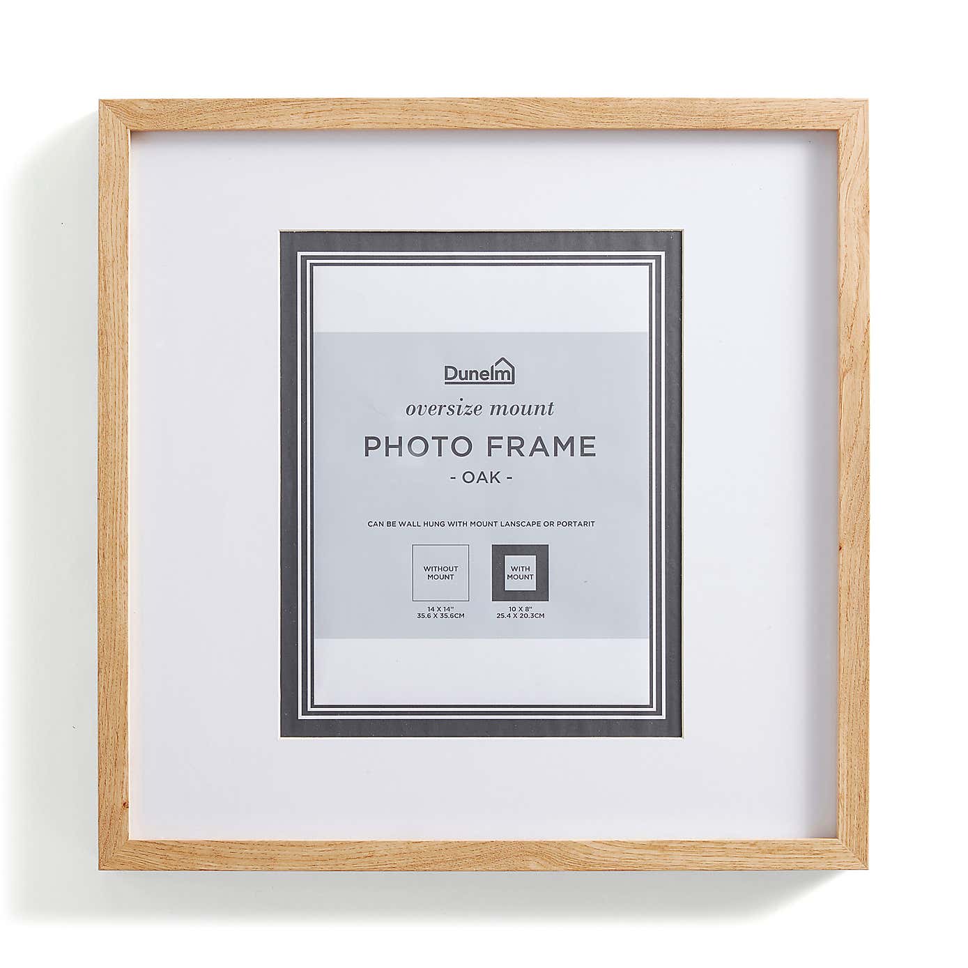 Oversized Mount Square Photo Frame