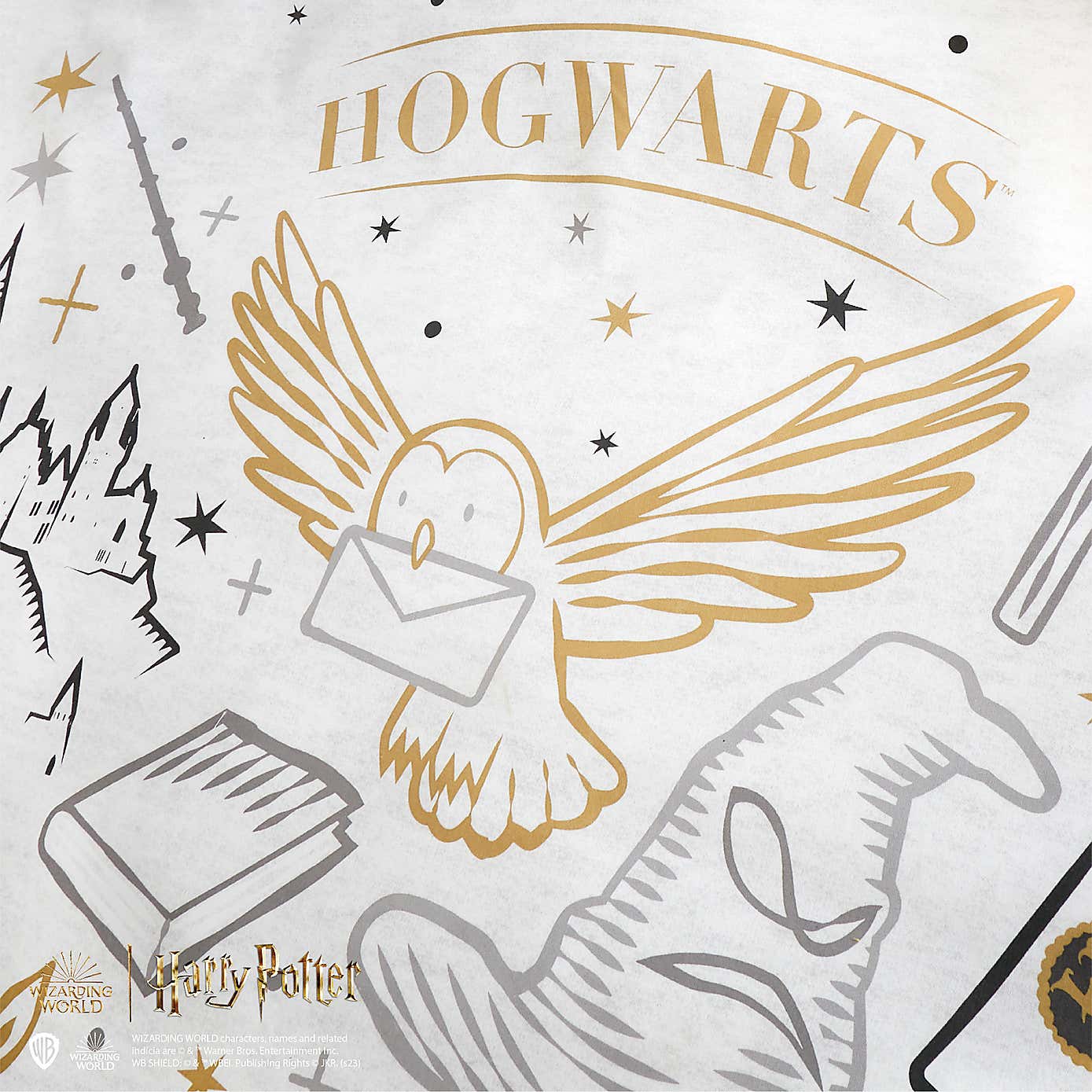 Harry Potter Hogwarts Duvet Cover and Pillowcase Set Kingsize