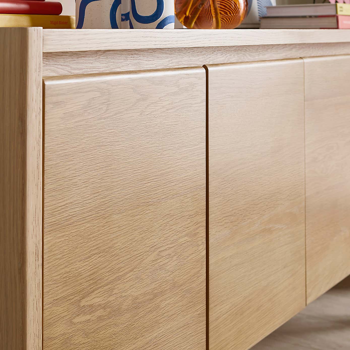 Elements Holmes Large Sideboard, Oak