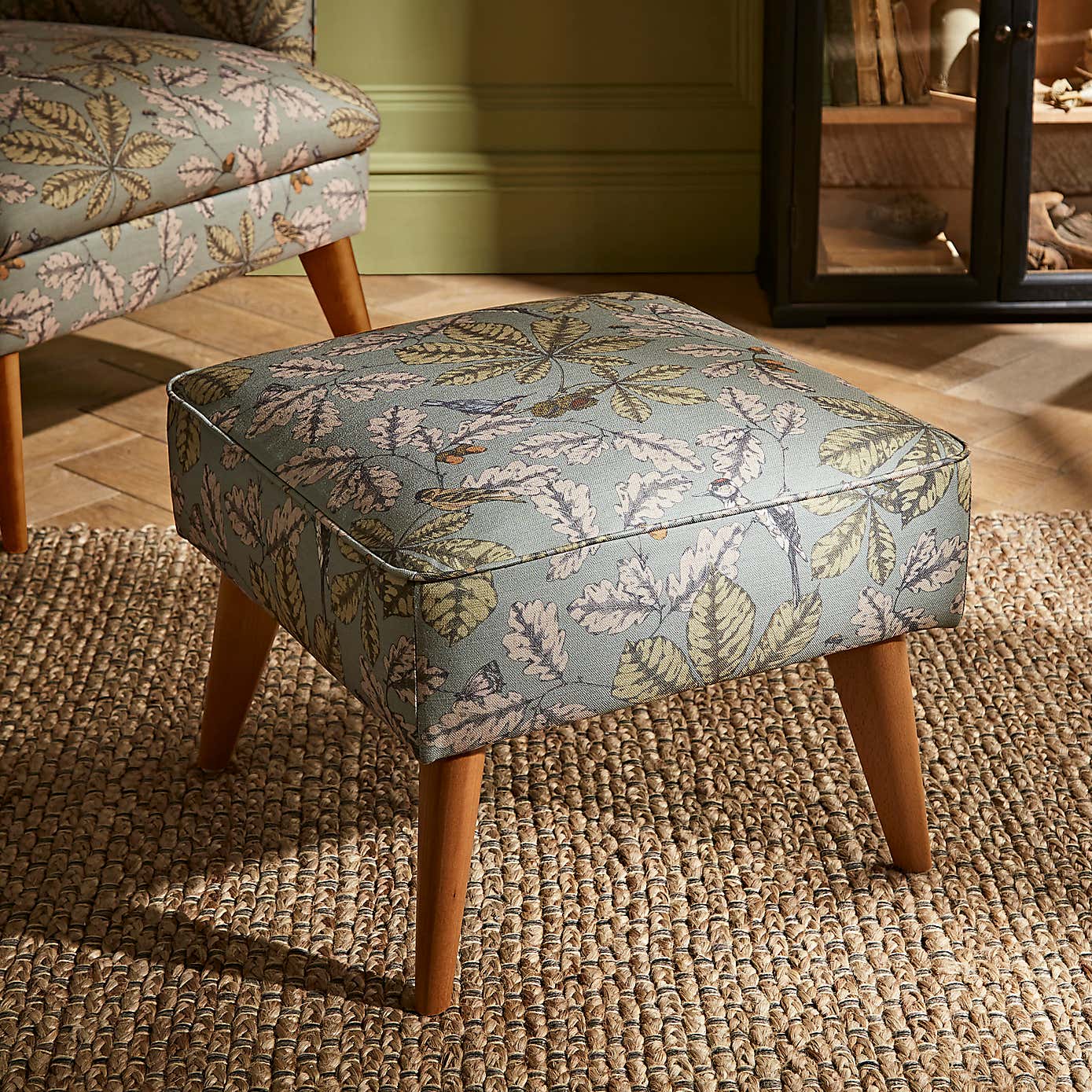 Marlow Footstool Arboretum Print