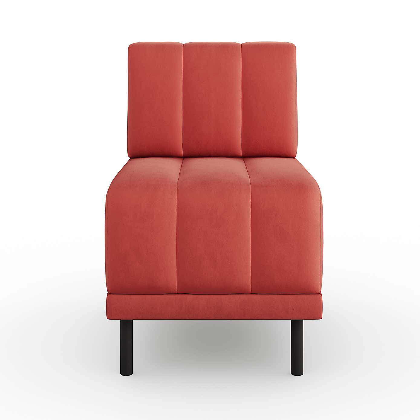 Amali Small Dining Bench, Matte Plush Velvet