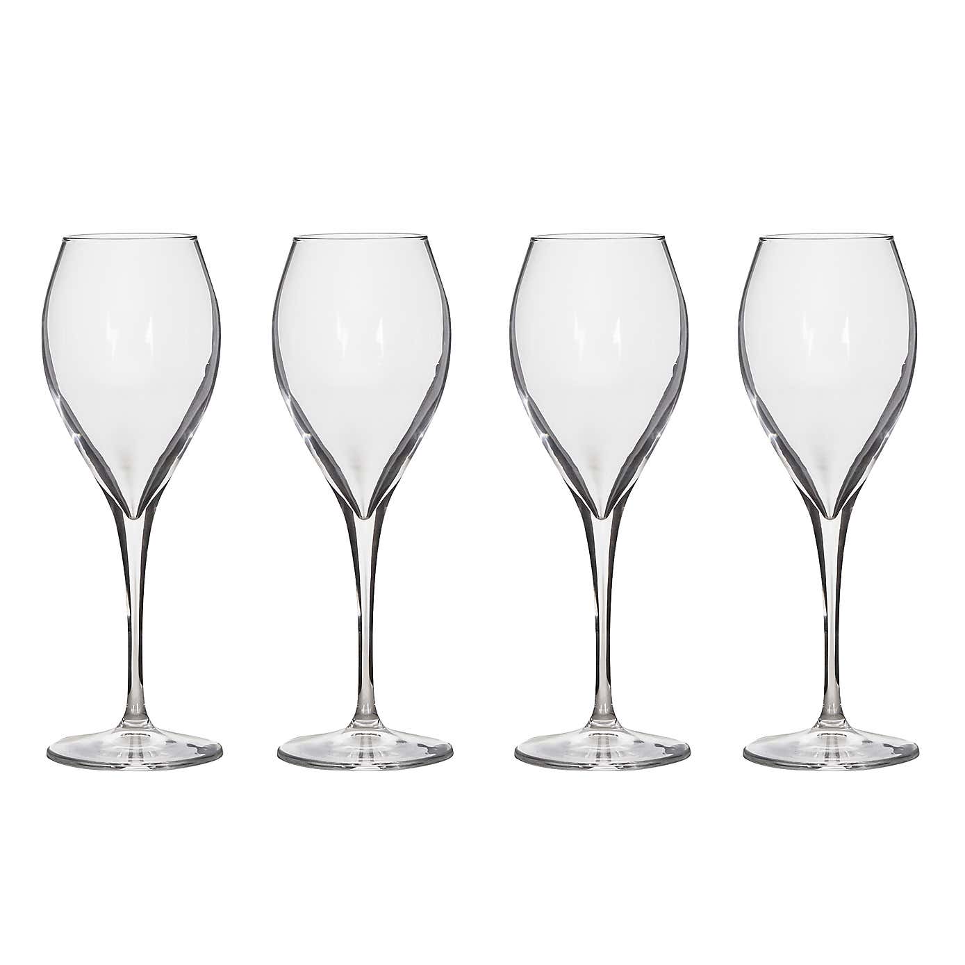 Set of 4 325ml White Wine Glasses
