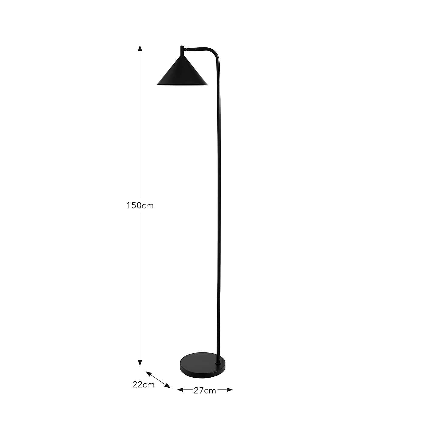 Edited Life Industrial Touch Dimmable Floor Lamp