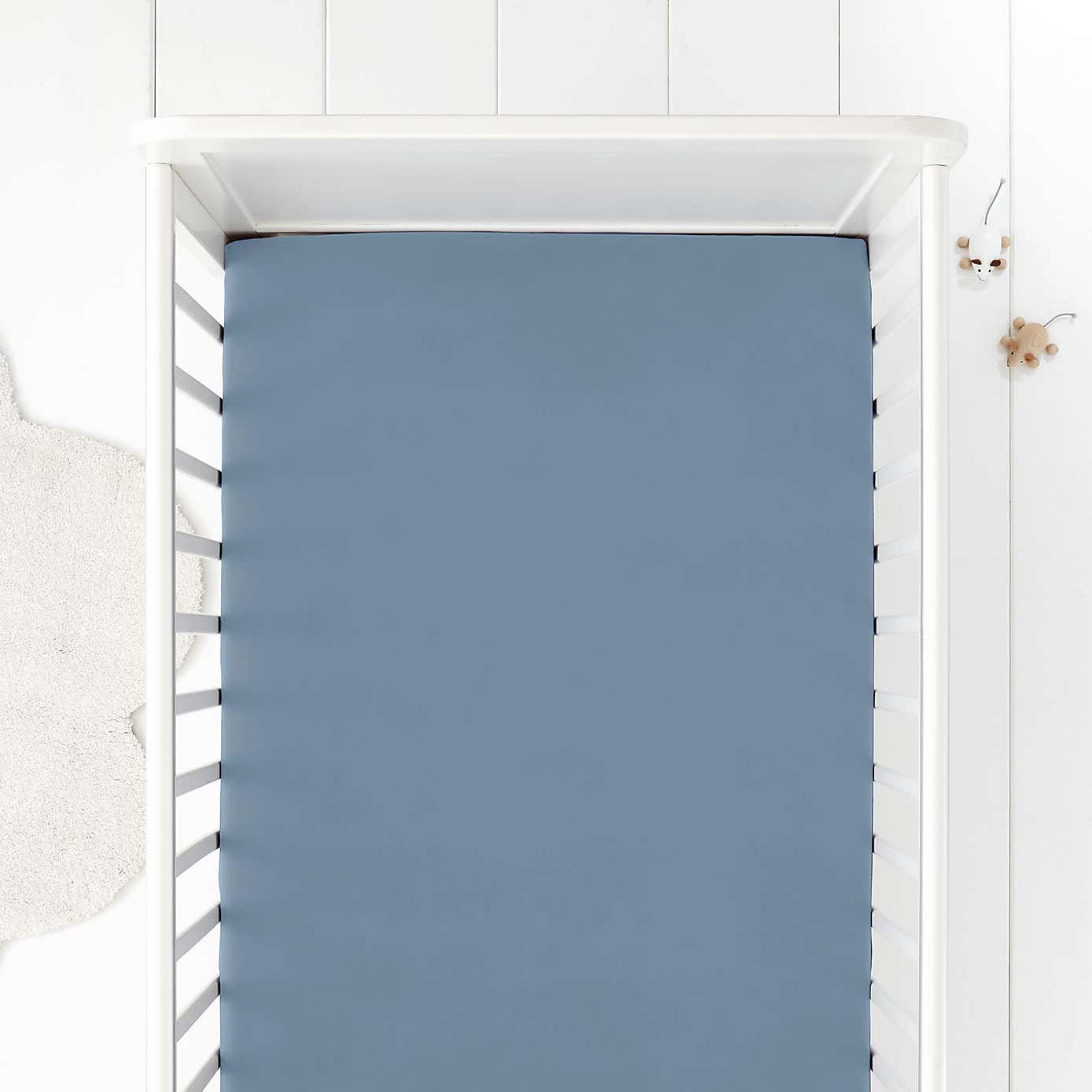 Pack of 2 Pure Cotton Toddler Fitted Sheets