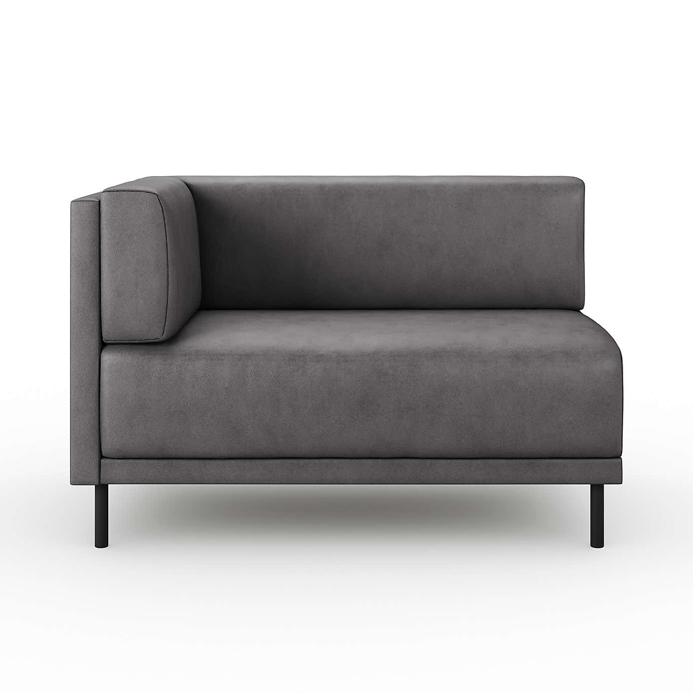 Mae Corner Dining Bench, Faux Leather