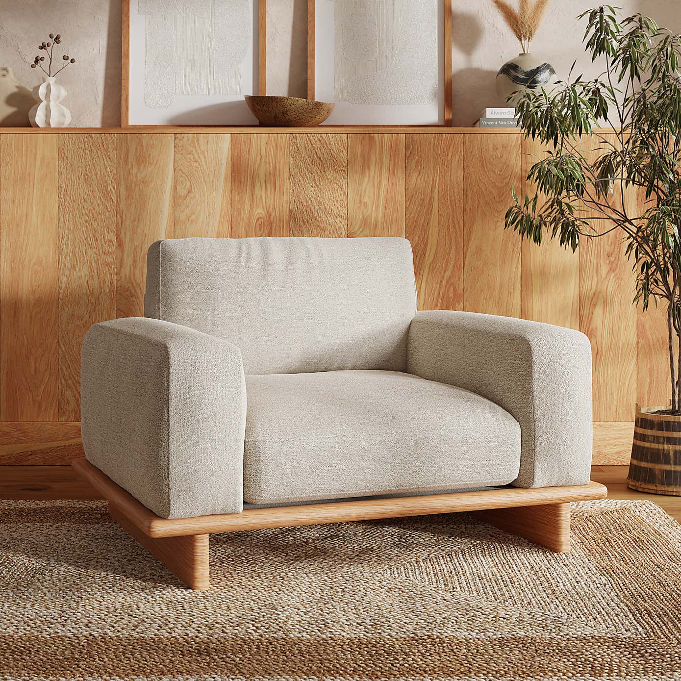Nook Boucle Texture Snuggle Chair