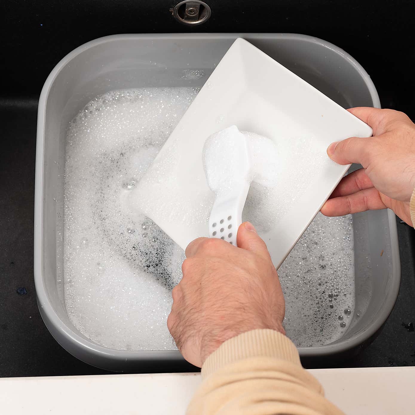 Addis Soft base Washing Up Bowl and Brush Set