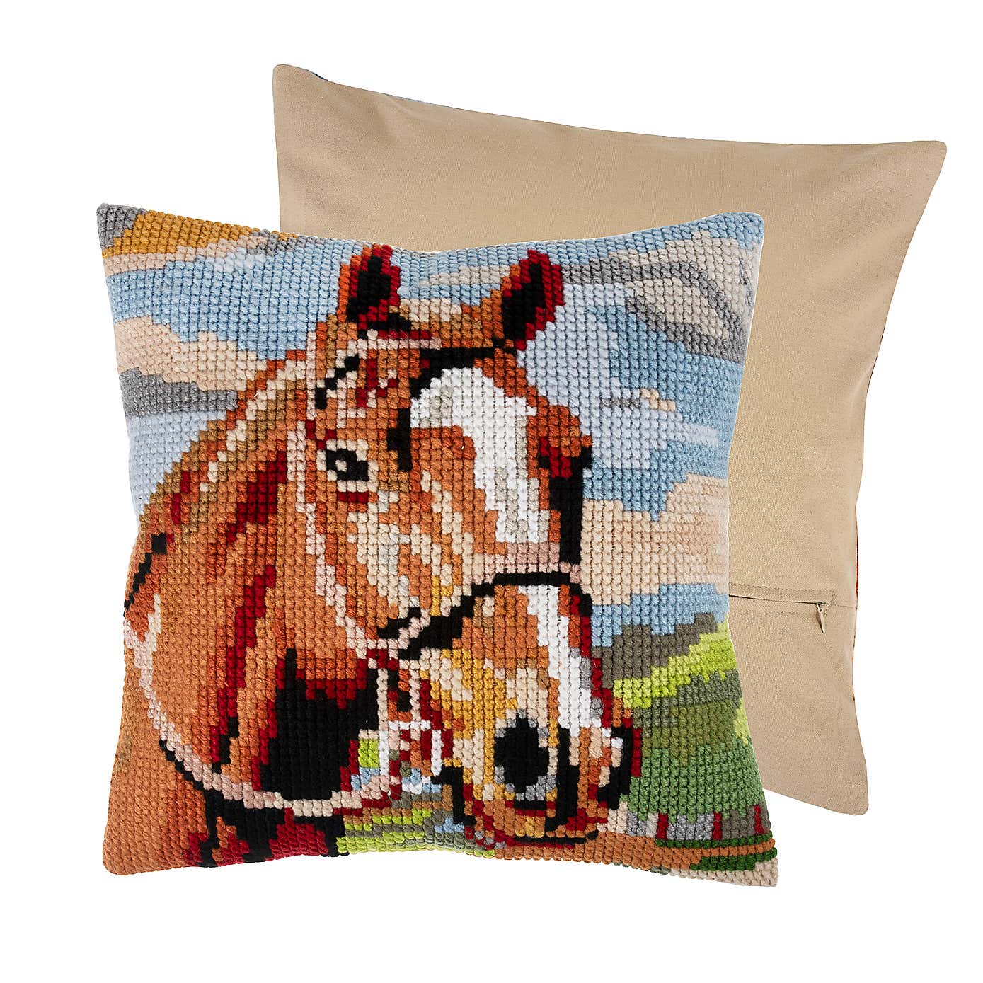 Cushion Kit Horse Brown
