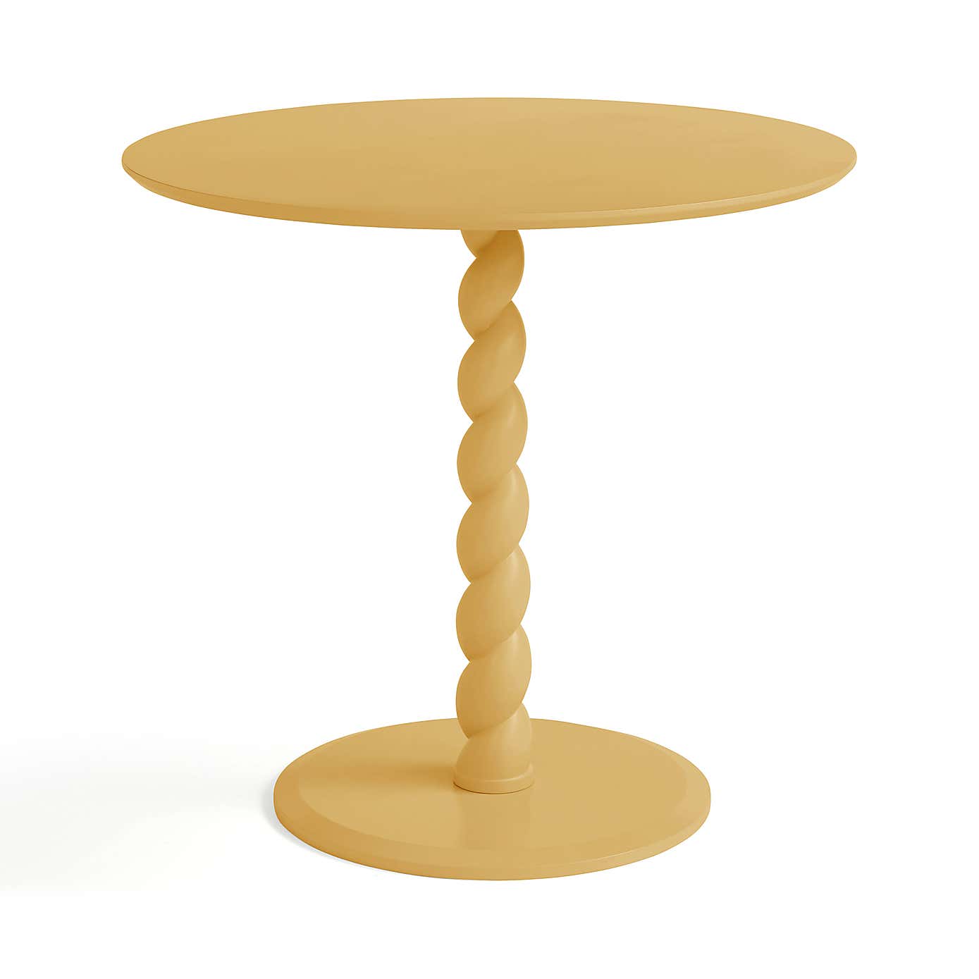 Fifi 4 Seater Round Dining Table, Pine Wood